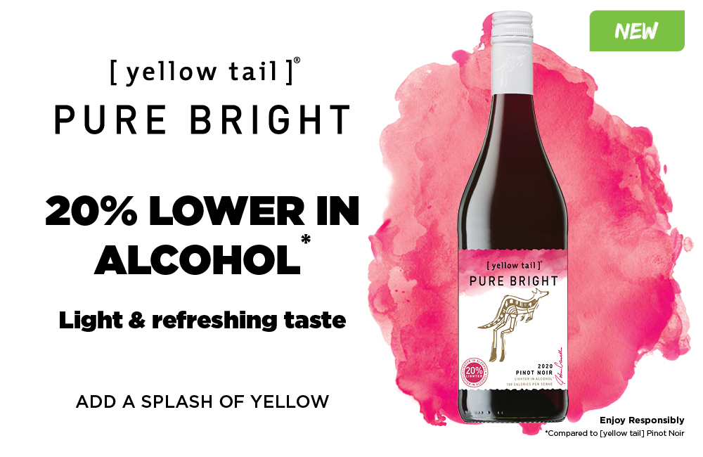 Buy Yellow Tail Pure Bright Pinot Noir 750ml Online